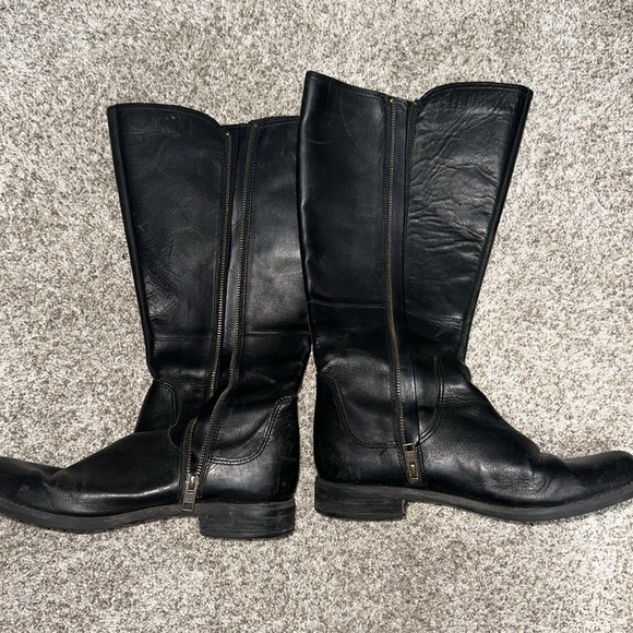 Timberland Earthkeeper Savin Hill Tall Riding Boots Black Leather W 8.5 A124T - Picture 3 of 7